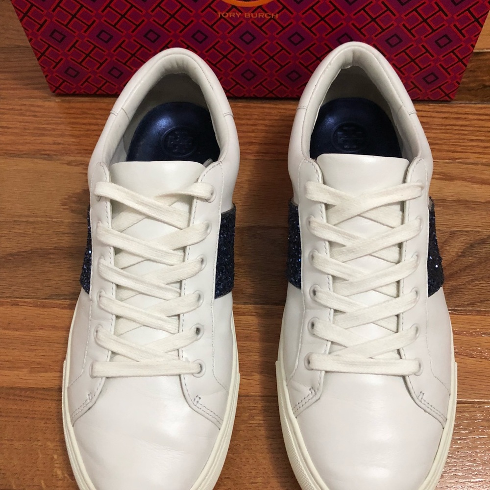 Tory Burch Carter Glitter Sneakers - Picture 5 of 8